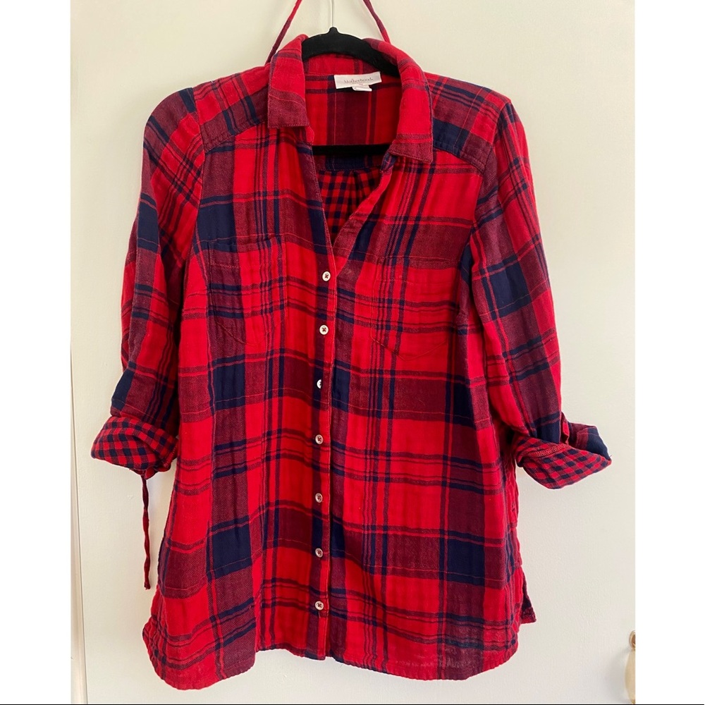 Motherhood Maternity Flannel Shirt-Medium